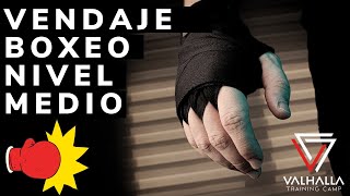 Vendaje Boxeo FitBoxing 🥊 Nivel Intermedio  Como vendar manos y nudillos correctamente Tutorial 2 [upl. by Leandro]