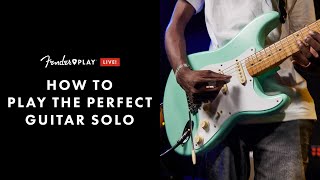 How To Play The Perfect Guitar Solo  Fender Play LIVE [upl. by Decrem]