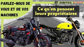 UM VEGAS  ZONTES SCRAMBLER  Présentations de leur propriétaire [upl. by Artima]