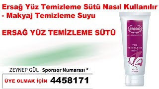 Ersağ Yüz Temizleme Sütü  Ersağ Yüz Temizleme Sütü Nasıl Kullanılır  Makyaj Temizleme Suyu [upl. by Ielhsa]