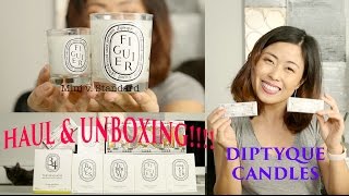 Diptyque Collective HaulUnboxing  Holiday Collection 2016 [upl. by Stephana]