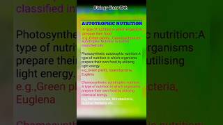 Autotrophic NutritionClass 10 Biology ch1 Life Processes part 2shorts ytshortsindia ytshorts [upl. by Waechter]