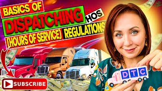 Basics of dispatching HOS hours of service regulations dispatchingtrucks [upl. by Hembree]