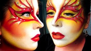 Cirque Du Soleil Worlds Away Inspired Makeup Tutorial [upl. by Aihppa]