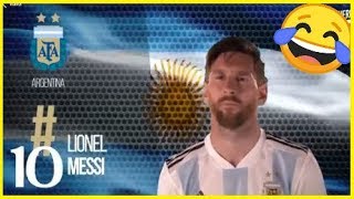 LA VERDADERA FORMACIÓN DE ARGENTINA VS CROACIA PARODIA [upl. by Neelhsa]