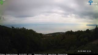 Poljane  Pogled na Kvarner  26102024  Day  TimeLapse [upl. by Holton]