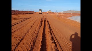 Part 3 EARTHWORKS Construction of ICHTHYS  INPEX LNG Onshore Project  MOF Access Road [upl. by Ecinej]