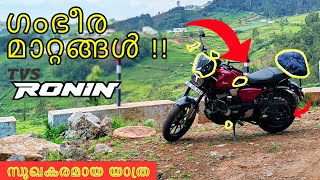 TVS Ronin Modifications  Best for Touring amp Long Rides  Top 10 mods  Malayalam [upl. by Anitirhc840]