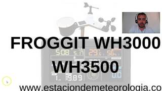 FROGGIT WH3000 Análisis Estación meteorológica Wifi [upl. by Ibur]