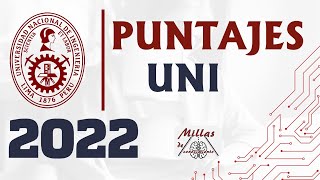 PUNTAJES UNI 🎯 Nota máxima y mínima por carrera 2022 [upl. by Ahtar]