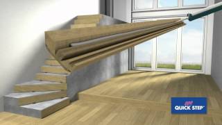 QuickStep Incizo stair profile installation [upl. by Attekram253]