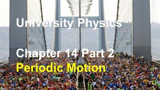 University Physics  Chapter 14 Part 2 Applications of SHM DampedForced Oscillations Resonance [upl. by Yznil708]