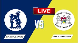 T Score  Warwickshire vs Gloucestershire Quarter Final 4  Live Cricket Score Commentary [upl. by Geehan]