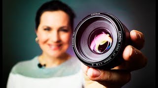 The HOTTEST LENS of all times you NEED for Canon EOS M50 and DSLR [upl. by Anillehs225]