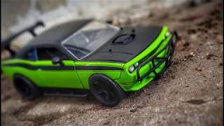 Unboxing Lettys Dodge Challenger SRT8 diecast Jada Toys Fast and Furious scale 124 [upl. by Adaj635]