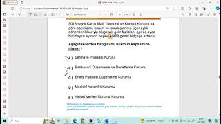 2024KPSSA MALİYE SORU24 [upl. by Kantor]