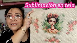 TUTORIAL DE SUBLIMACIÓN EN TELA CON PLANCHA CASERAFACILISIMO [upl. by Notliw44]