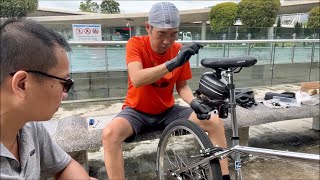 LIOW VIDEO UpgradeServicing Monza BMX By Sam 大行折叠与单速越野自行车 [upl. by Ynnoj]