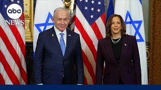 Netanyahu meets with Harris and Biden separately [upl. by Ecienaj]