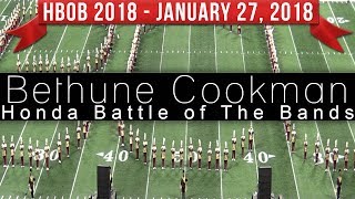 Bethune Cookman Marching Band BCU  2018 Honda Battle of the Bands HBOB BOTB [upl. by Eidualc]