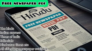 How to download the hindu and indian express pdf for free  Telegram group  Direct the hindu pdf [upl. by Yerffoeg]