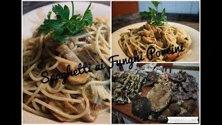 SPAGHETTI AI FUNGHI PORCINI  Ricetta Facilissima e veloce [upl. by Nytsud]