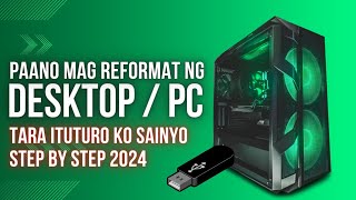 Tara Mag Reformat ng Desktop  PC ituturo ko sainyo step by step 2024 idoljuliustube [upl. by Appledorf225]