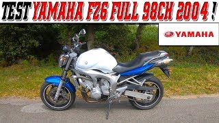 MotoVlog 181  TEST YAMAHA FZ6 FULL 98CH 2004  Un son digne du R6 [upl. by Enilrae144]