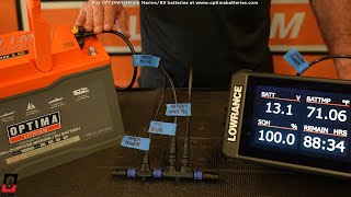 NMEA 2000 Connection to Lowrance with a Lithium Battery [upl. by Chryste]