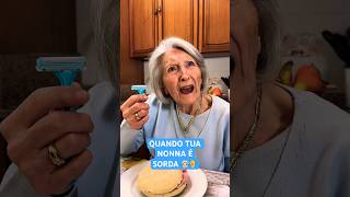 QUANDO TUA NONNA È SORDA 👵🏻  Video Divertenti 😂  iPantellas [upl. by Birdie788]