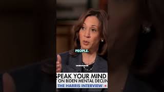 Kamala Asked About Bidens Mental Decline [upl. by Sivi716]