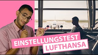 Lufthansa Einstellungstest  Das musst du wissen 2024 lufthansa einstellungstest [upl. by Schuman]