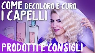 Capelli platino  come li curo e li decoloro [upl. by Pollock10]