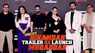 Sikandar Ka Muqaddar Trailer Launch  Tamannaah Bhatia Jimmy Shergill Avinash Tiwary  NETFLIX [upl. by Eetse700]