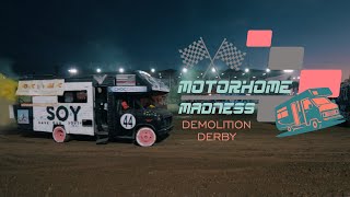 Motorhome Madness Demolition Derby 2024 [upl. by Llerehc897]