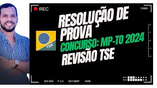 CEBRASPE  RESOLUÇÃO DA PROVA MPTO 2024 [upl. by Inasah270]