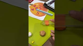 Part 1  Making Halloween donut magnets crafts diy donut craftideas [upl. by Spitzer]