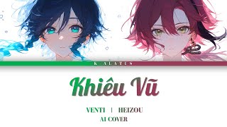 Venti  Heizou AI Cover  Khiêu Vũ  inari ft Côngg [upl. by Ahseela]