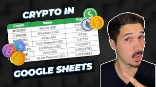 Track RealTime amp Historical Crypto Prices in Google Sheets [upl. by Easton657]