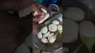 Brinjal currycutted versionfoodfoodiecookingcookingvideocookshortsyoutubeshortsvlog [upl. by Eirrotal]