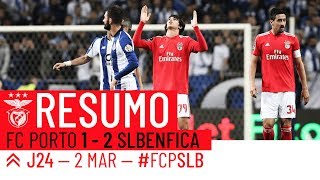 HIGHLIGHTS FC Porto 12 SL Benfica [upl. by Atiker450]