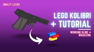 SMALLEST LEGO GUN  TUTORIAL Lego Kolibri [upl. by Melgar]