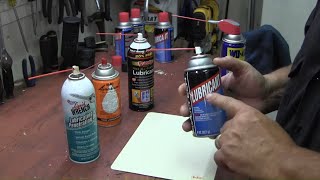 Spray lube comparison [upl. by Lew]