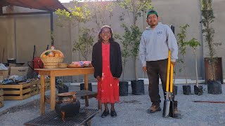 NO AGUANTABAMOS EL FRIO PERO PLANTAMOS LOS PRIMEROS ARBOLES FRUTALES Y PUSIMOS CAFE DE OLLA [upl. by Corrine612]