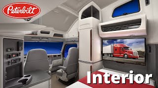 The New Peterbilt 579 INTERIOR  The Most Luxurious Bedroom on Wheels [upl. by Kalina]