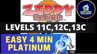 Zippy The Circle Challenge Levels 11C 12C 13C Trophy Guide  100 Platinum Walkthrough [upl. by Bertasi]