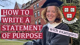 How to Write a Statement of Purpose for Graduate School Applications A Harvard PhD Students advice [upl. by Dianuj]