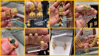 Daily wear light weight gold jewellery designs 2024 🍁  gold pendant  gold rings gold tops 😍 [upl. by Bonn]