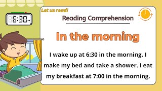 GRADE 13 Reading Comprehension Practice I My Day TIME I Let Us Read I with Teacher Jake [upl. by Oinafipe542]