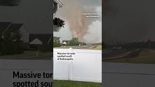 Tornado caught on camera near Indianapolis [upl. by Sophie]